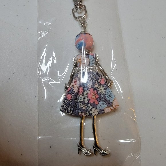Purse Charm/Key Chain Fashion Women Pastel - Picture 2 of 3